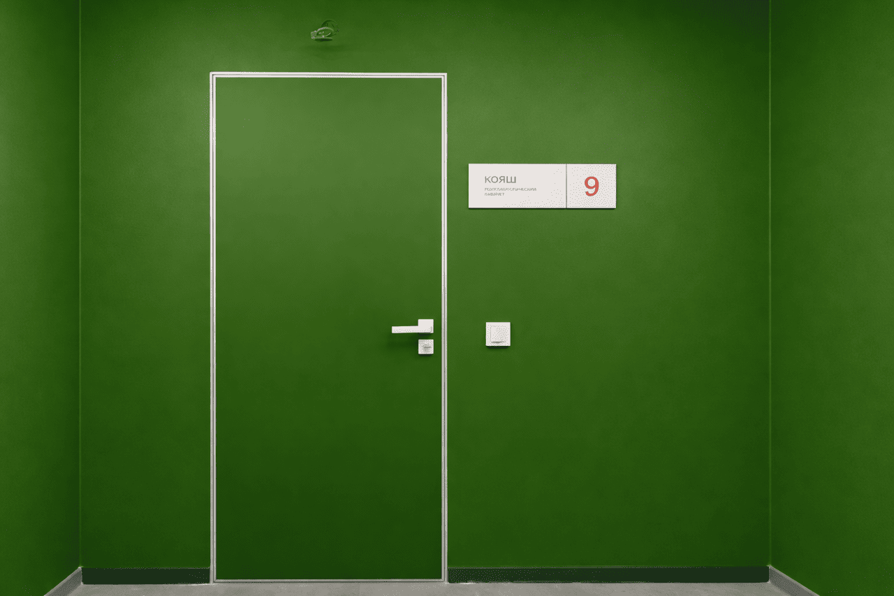 Рентгенозащитная дверь скрытого монтажа (invisible)